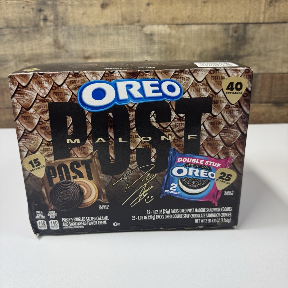 Oreo x Post Malone Taste Twist Limited Edition 40 2ct Packs–Expired Collectible